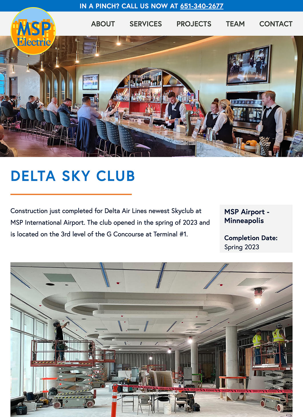 MSP Electric - Delta Sky Club